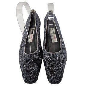 Vintage Frankie and Baby Beverly Feldman Beaded Embellished Flats